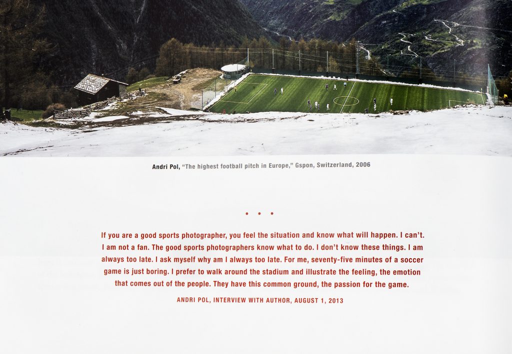 Page from Catalogue to the traveling exhibition „Who shot sports: A Photographic History, 1843 to the Present“